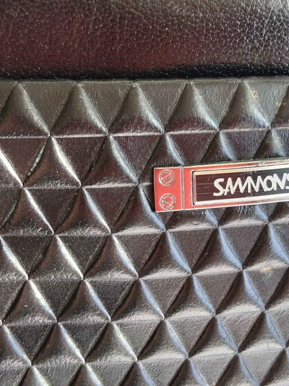 Sammons Medici Black Leather Laptop Briefcase Business Bag Tote Messenger-UNISEX